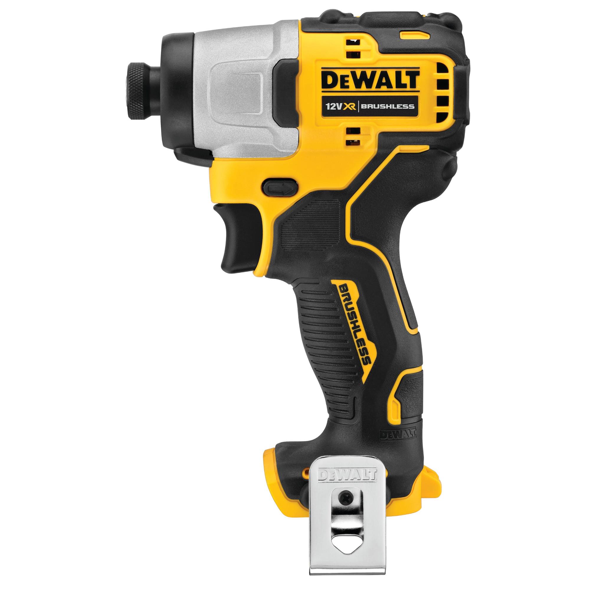 Uťahovač rázový 1/4" 163Nm 12V XR bez AKU bezuhlíkový DEWALT DCF801N