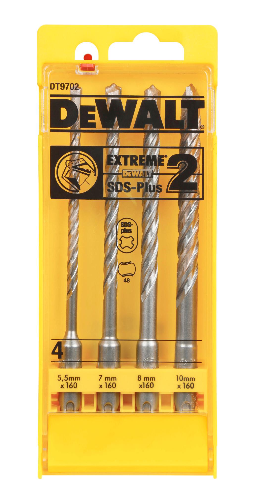 Sada SDS+ vrtákov EXTREME 5,5,7,8,10 DEWALT DT9702