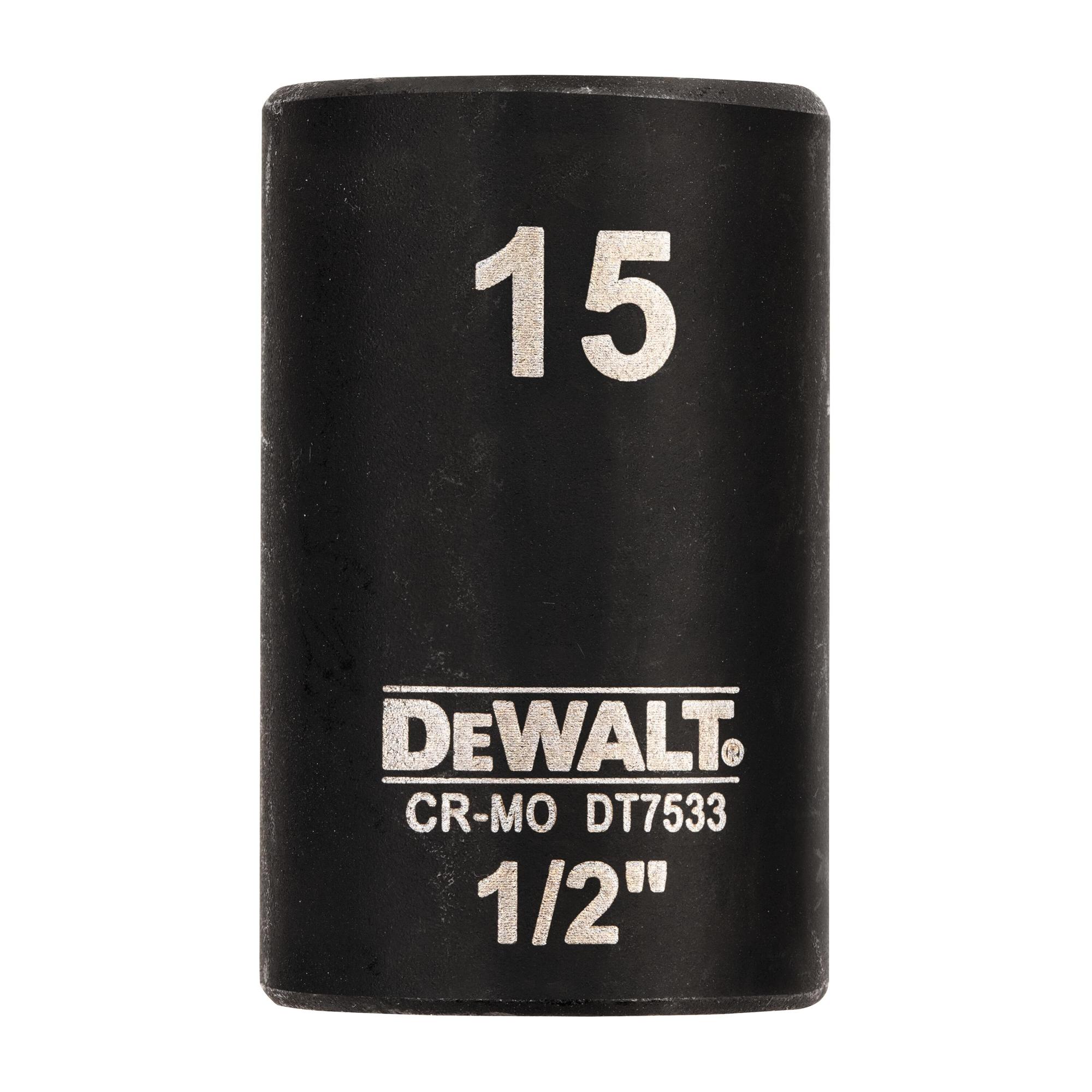Hlavica nástrčková 15x38mm 1/2" krátka Extreme® (Orech) DEWALT DT7533