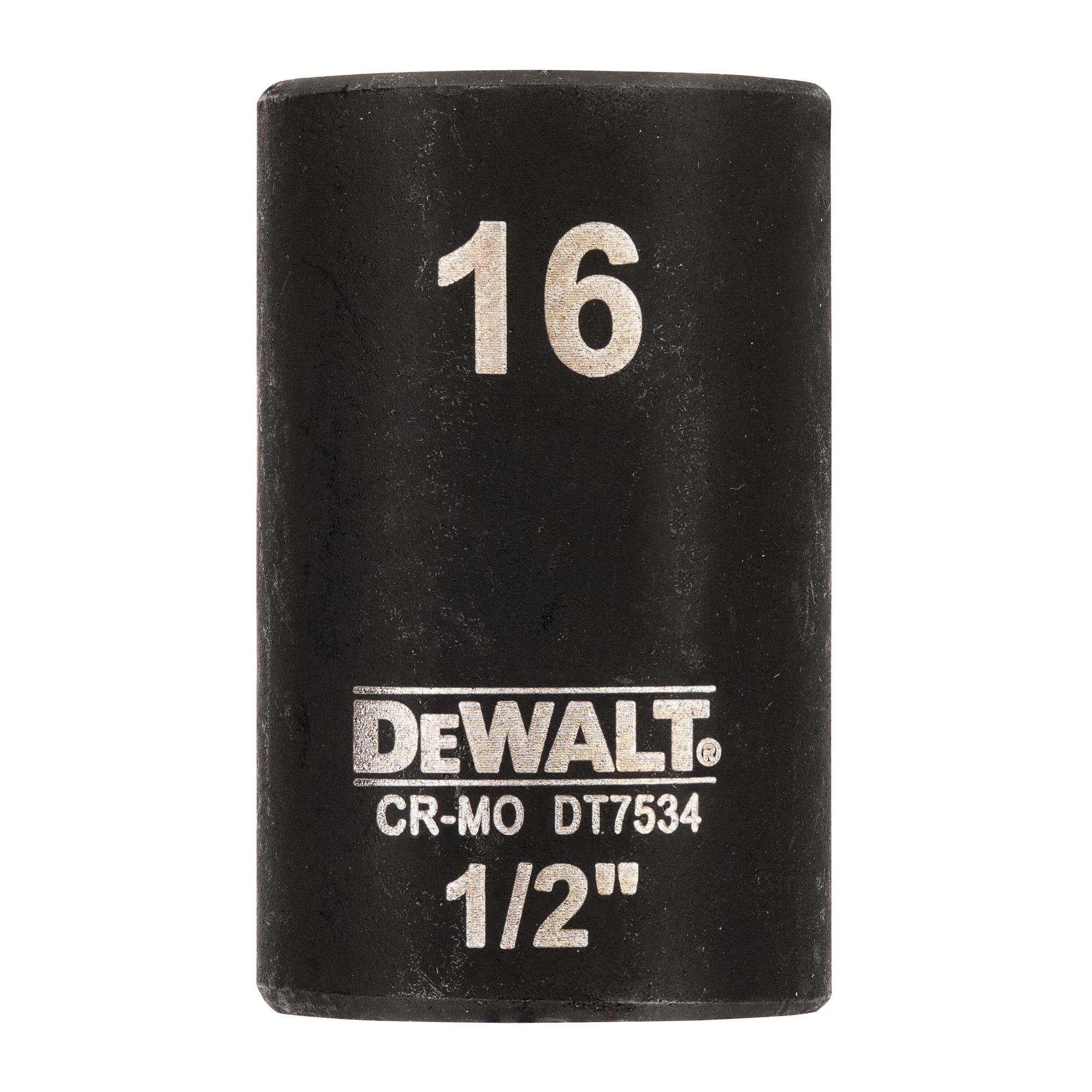 Hlavica nástrčková 16x38mm 1/2" krátka Extreme® (Orech) DEWALT DT7534