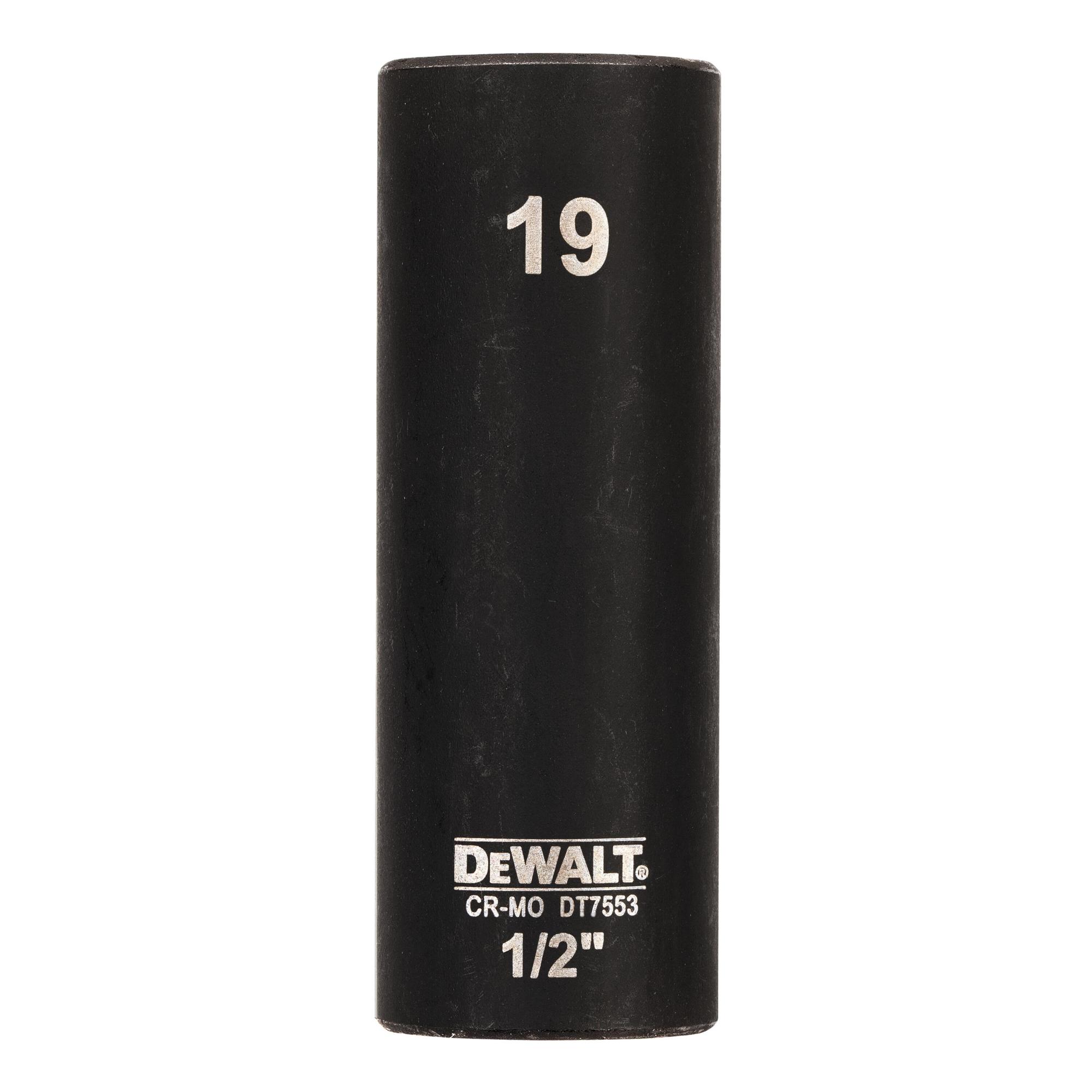 Hlavica nástrčková 19x38mm 1/2" krátka Extreme® (Orech) DEWALT DT7537