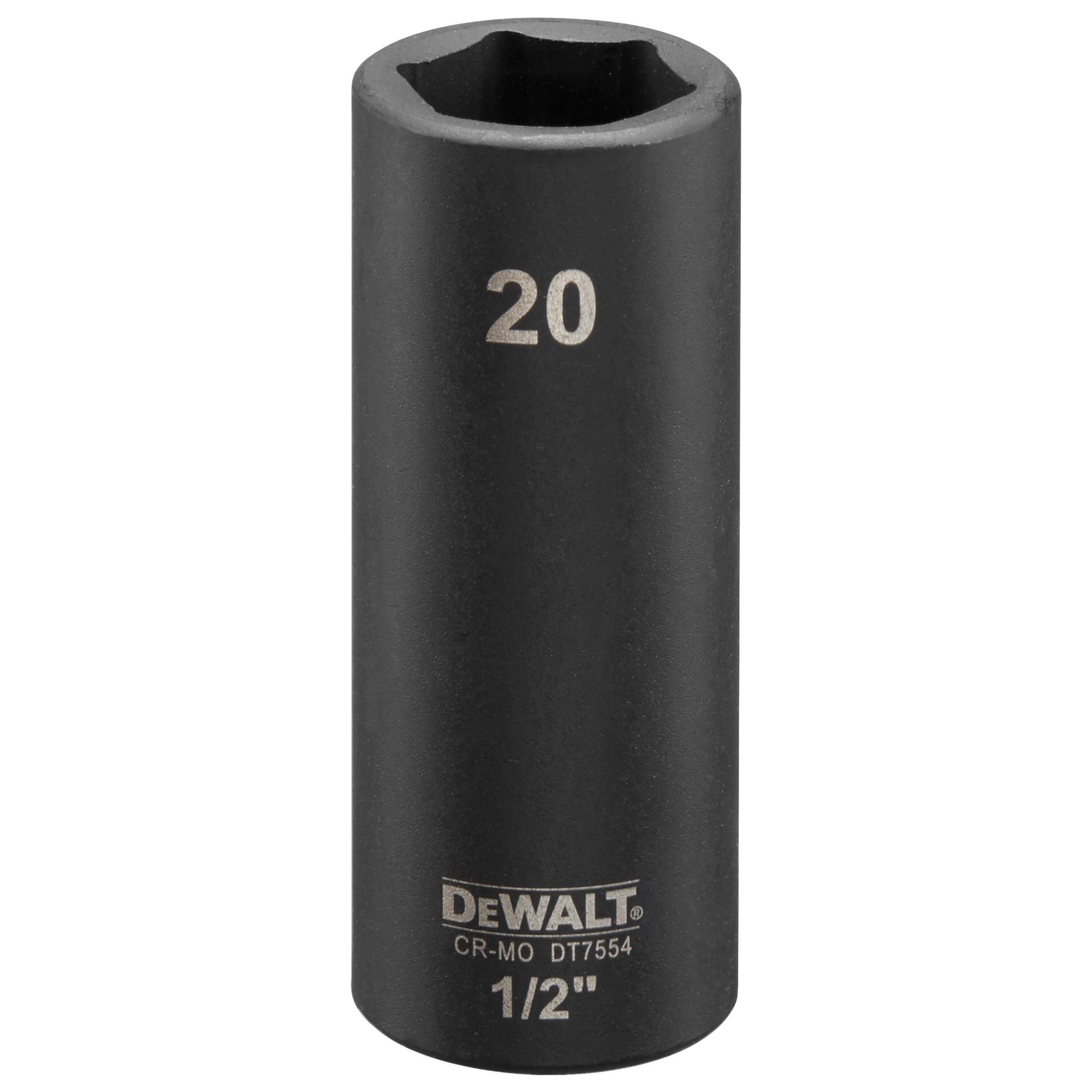 Hlavica nástrčková 20x38mm 1/2" krátka Extreme® (Orech) DEWALT DT7538