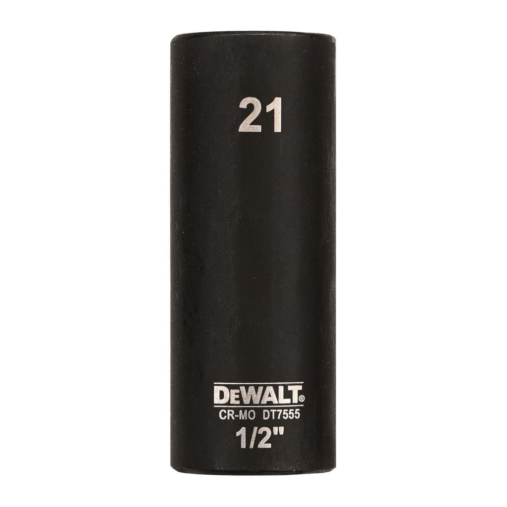 Hlavica nástrčková 21x38mm 1/2" krátka Extreme® (Orech) DEWALT DT7539