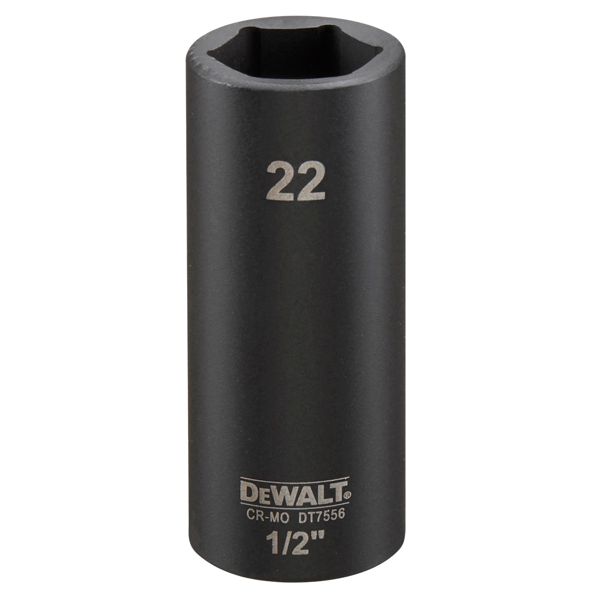 Hlavica nástrčková 22x38mm 1/2" krátka Extreme® (Orech) DEWALT DT7540