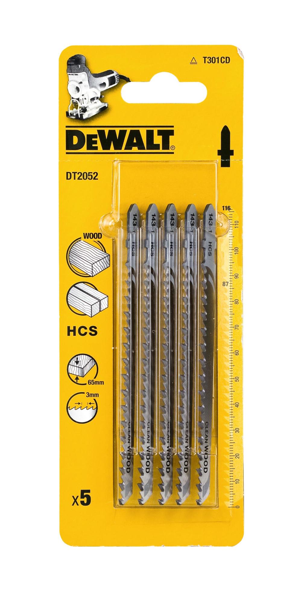 LIST PÍLOVÝ NA DREVO, RYCHLE A CISTE REZY 5KS DEWALT DT2052