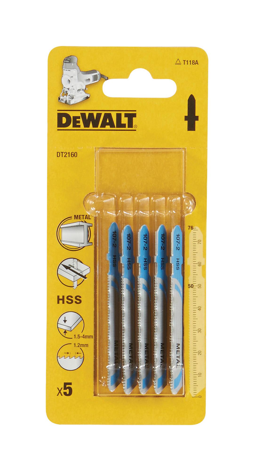 LIST PÍLOVÝ HSC NA KOVY 76mm 5ks DEWALT DT2160