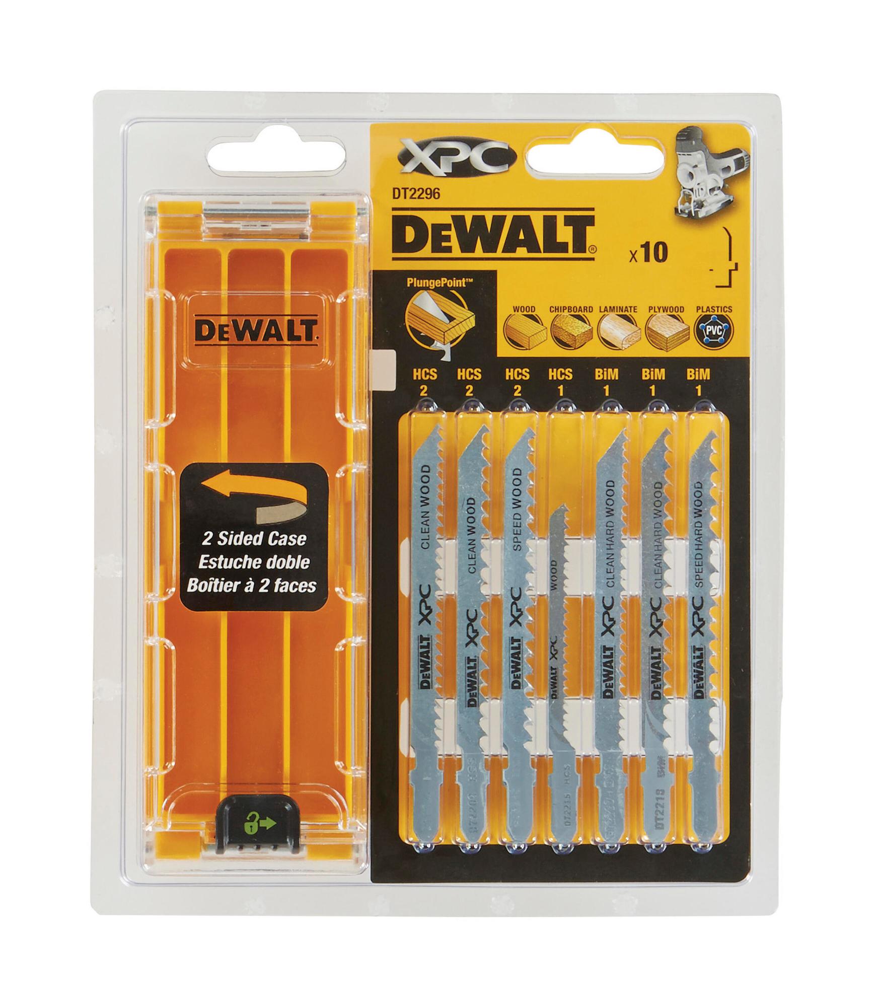 Sada pilových listov na drevo 10ks XPC DEWALT DT2296