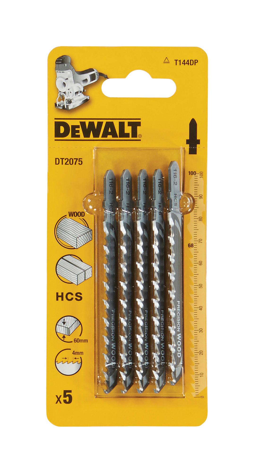 LIST PÍLOVÝ PRE VELMI RYCHLE REZY DO DREVA 5ks DEWALT DT2075