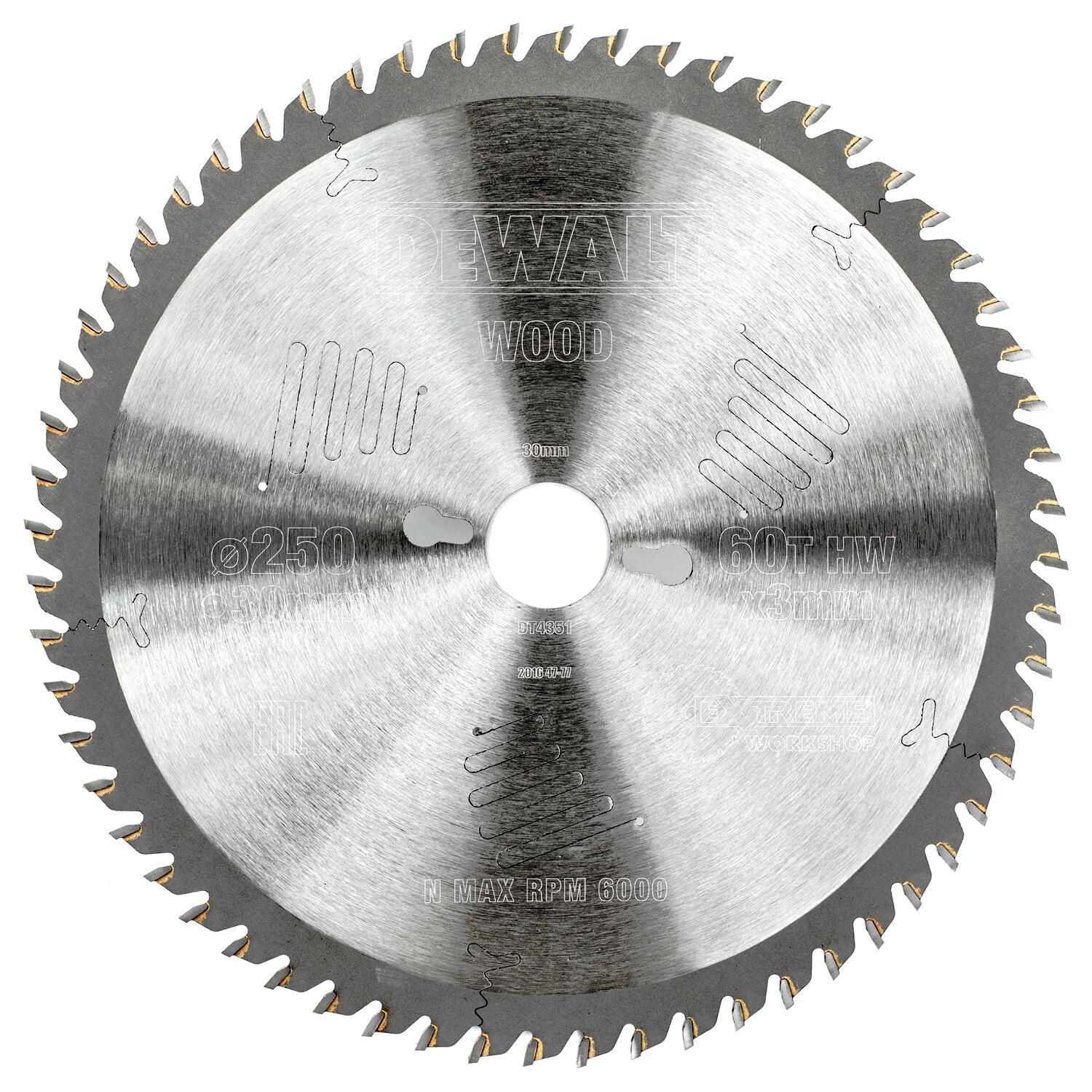 KOTÚČ PÍLOVÝ 250x30mm 60z ATB 10 DEWALT DT4351
