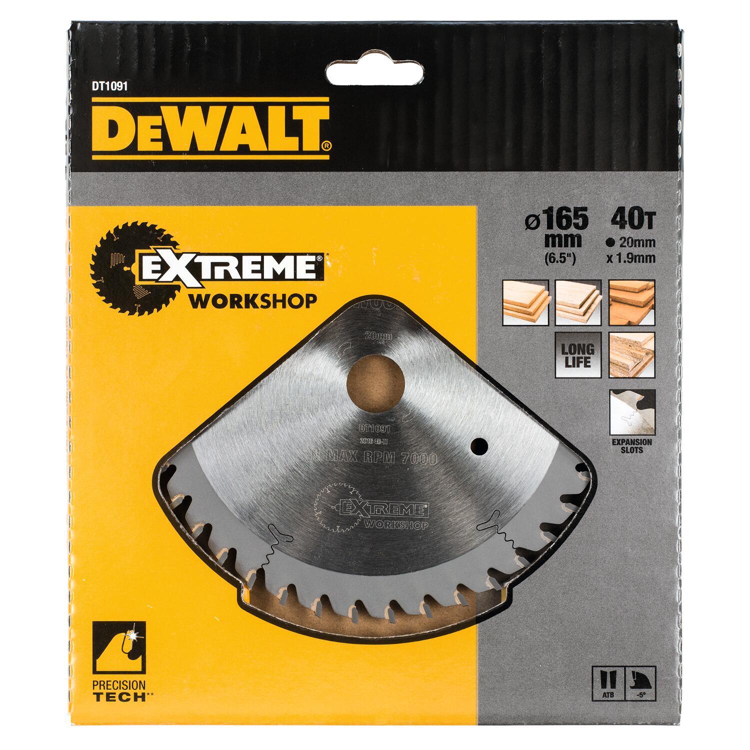 KOTÚČ PÍLOVÝ 165X20MM 40Z /DWS520 DEWALT DT1091