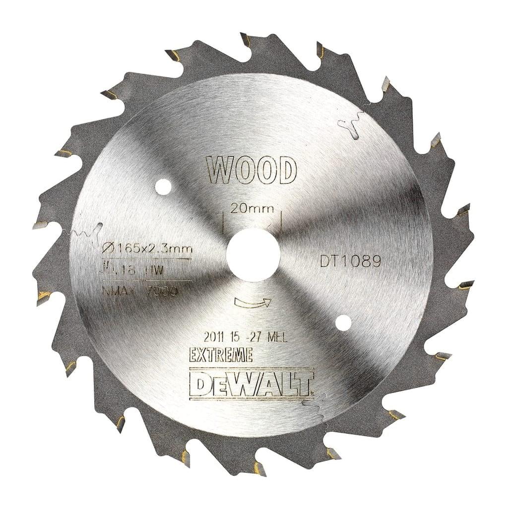 KOTÚČ PIL. PRE PONORNÚ PÍLU 165x20 18z DEWALT DT1089