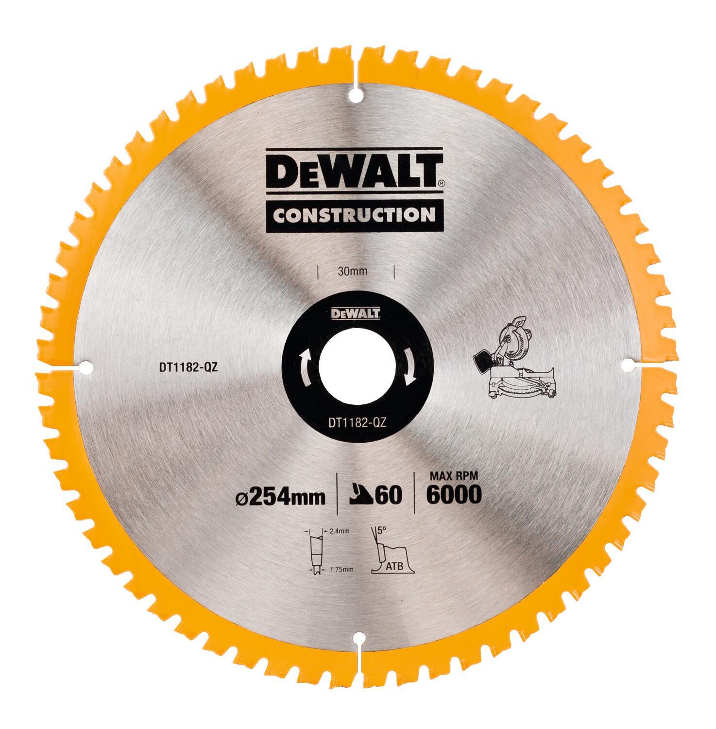 KOTUC PILOVY 254x30mm 60Z ATB 7 DEWALT DT1182