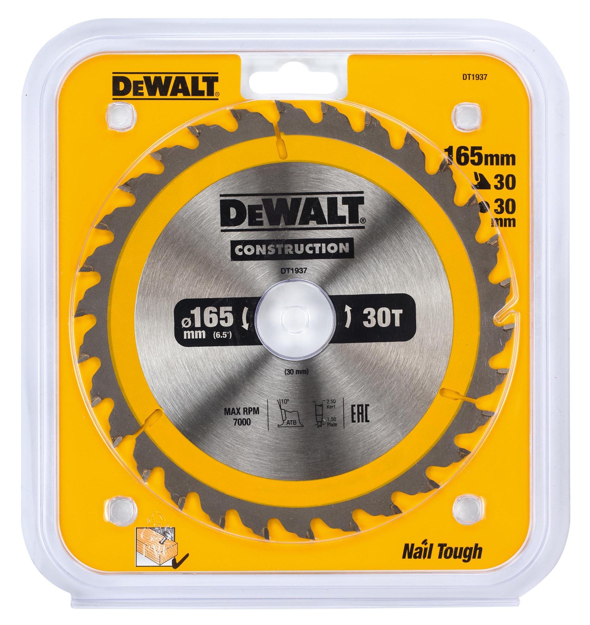 KOTUC PILOVY 165x30mm 30Z DEWALT DT1937