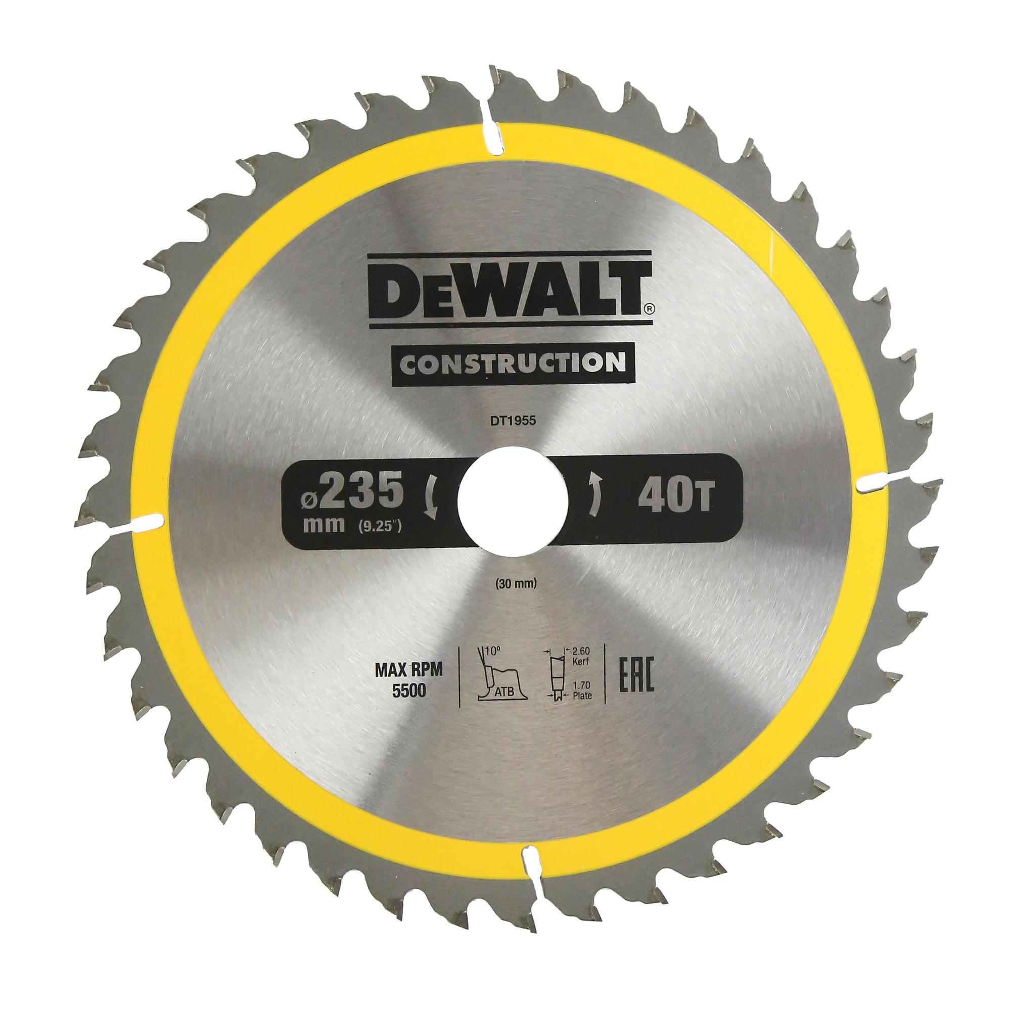 KOTÚČ PÍLOVÝ 235x30mm 40z DEWALT DT1955