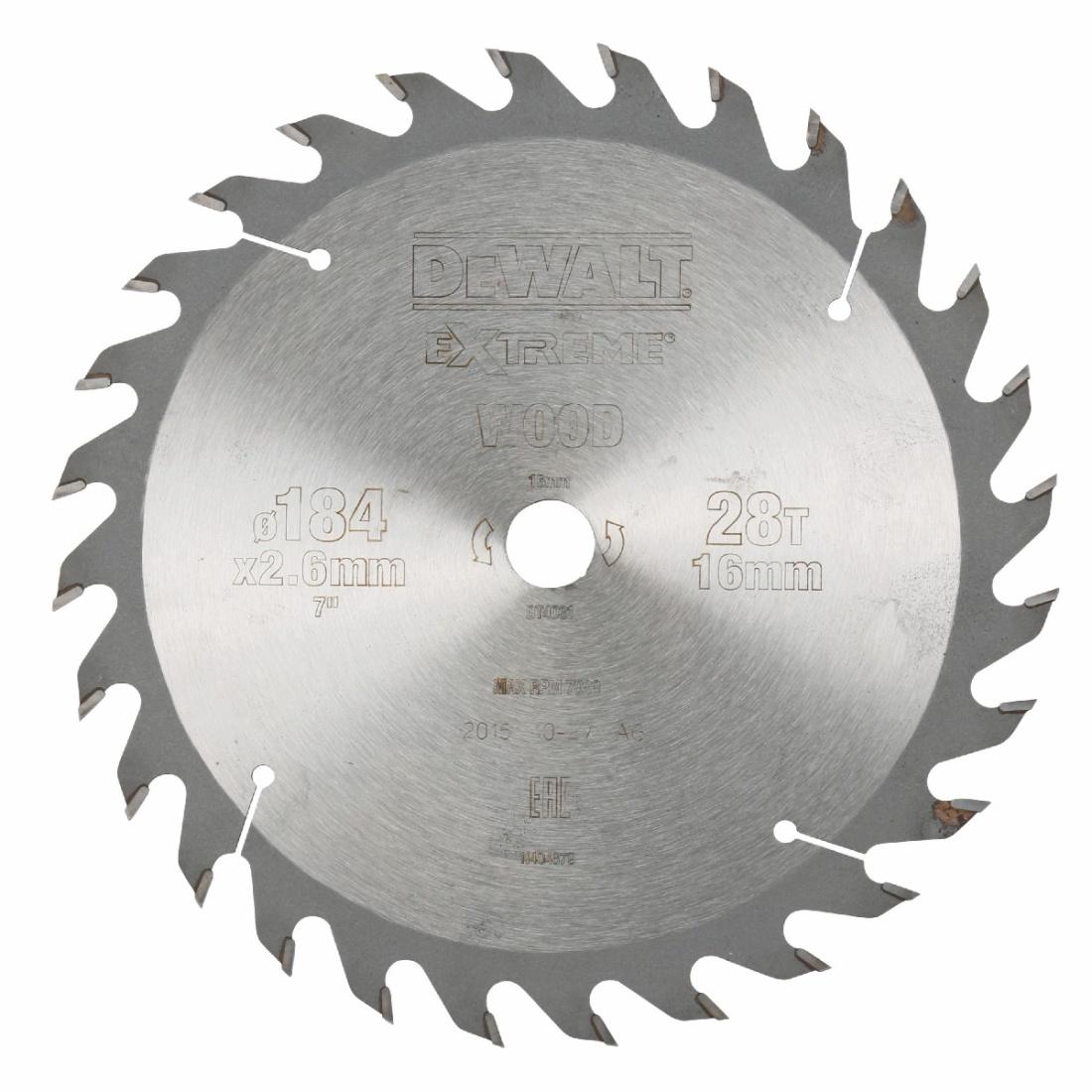 KOTÚČ PÍLOVÝ 184x16mm 28z ATB 25 DEWALT DT4031
