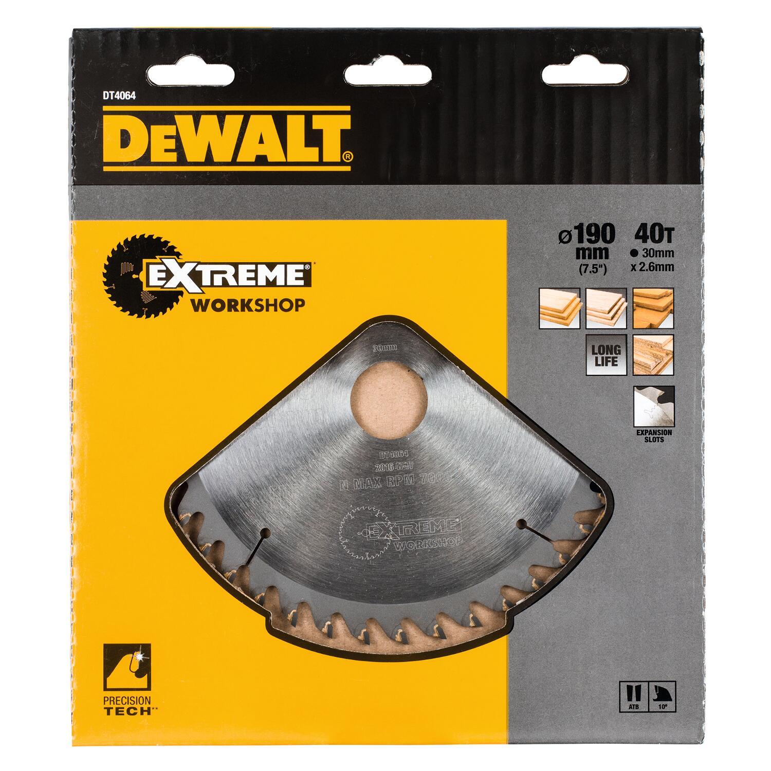 KOTÚČ PÍLOVÝ 190*30mm 40z ATB 10 DEWALT DT4064
