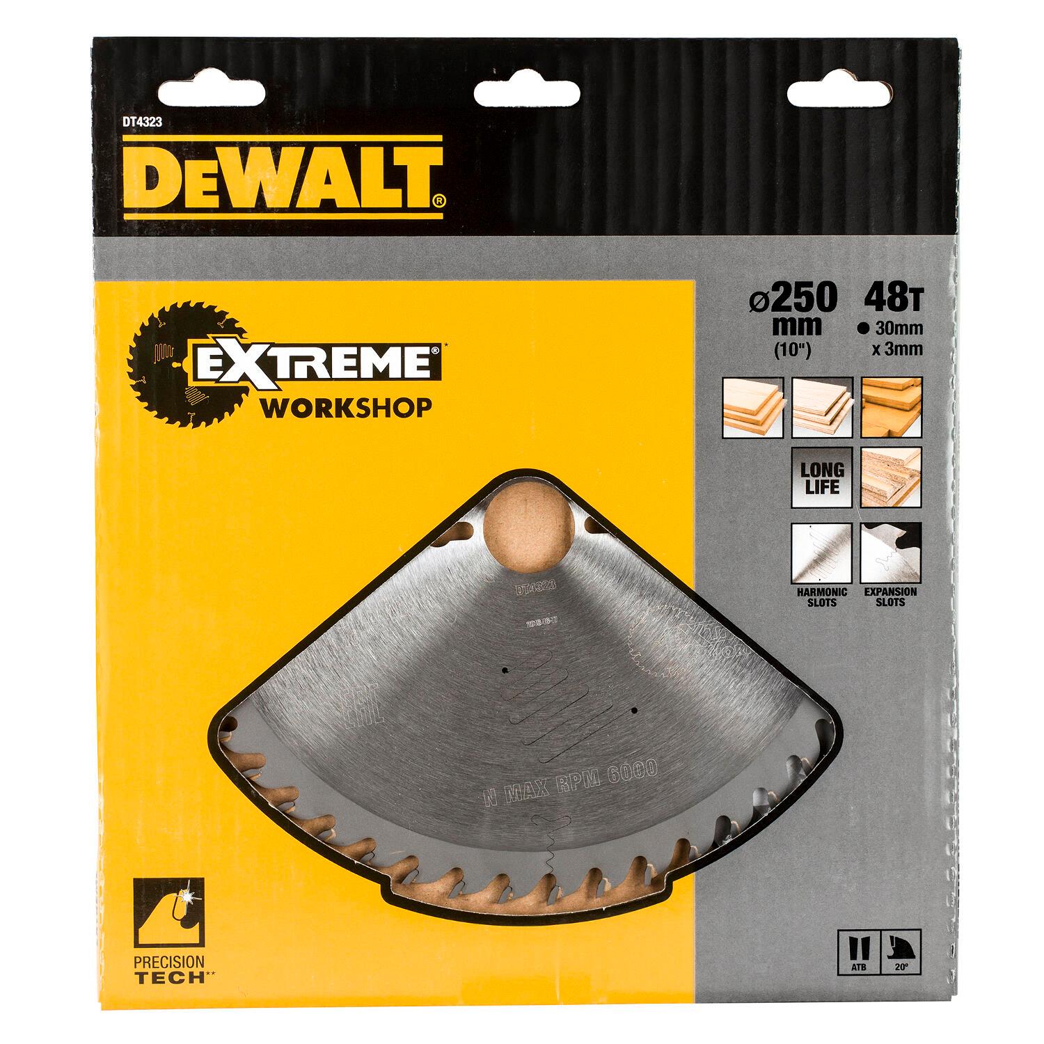 KOTÚČ PÍLOVÝ 250x30mm 48z ATB 10 DEWALT DT4323