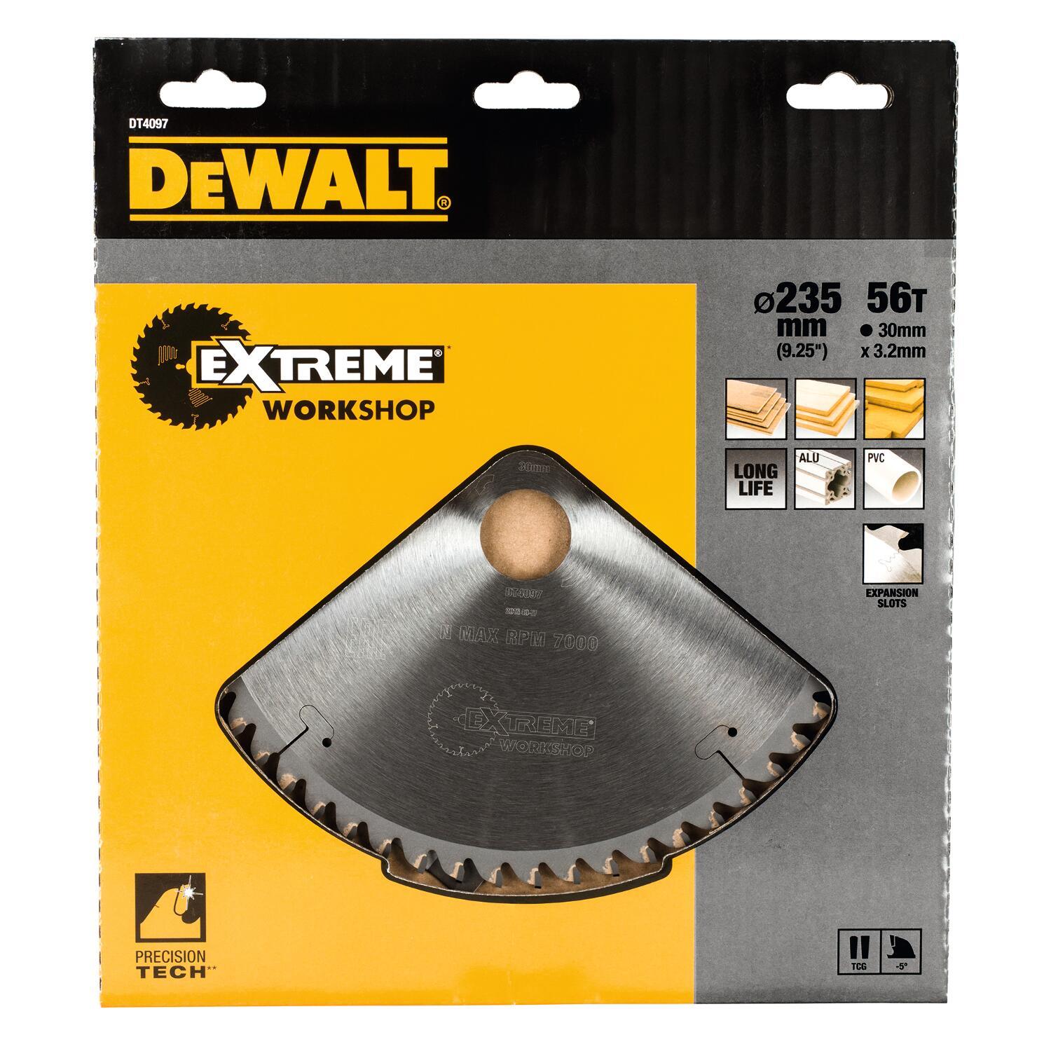 KOTÚČ PÍLOVÝ 235x30mm 56z TCG -5 DEWALT DT4097