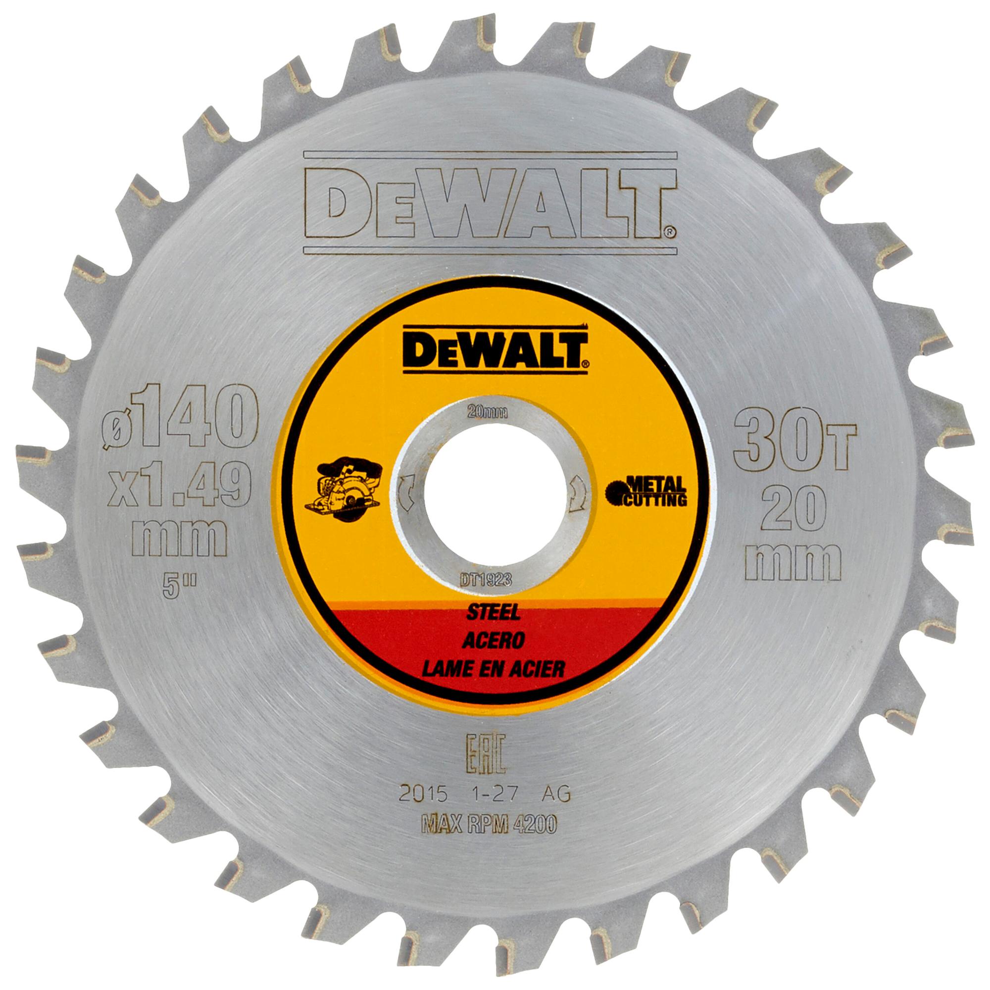 Kotúč pílový 140x20mm 30 zubov - kov pre AKU-píly DEWALT DT1923