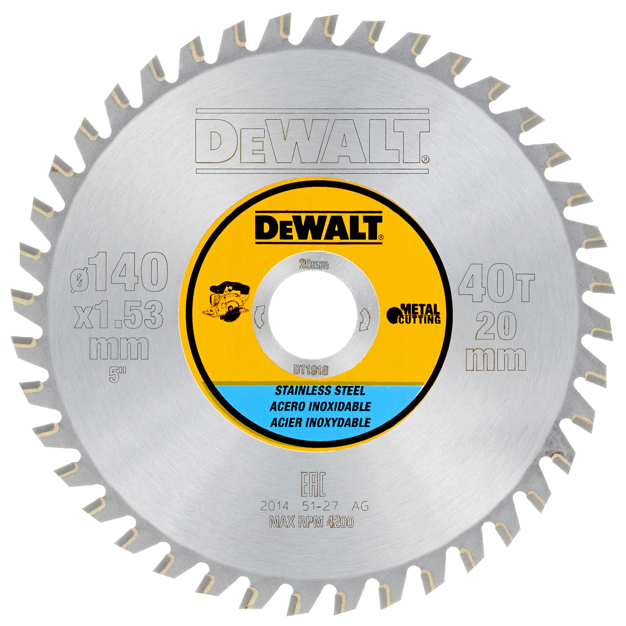 Pílový kotúč na kov 140/20 40z DEWALT DT1918