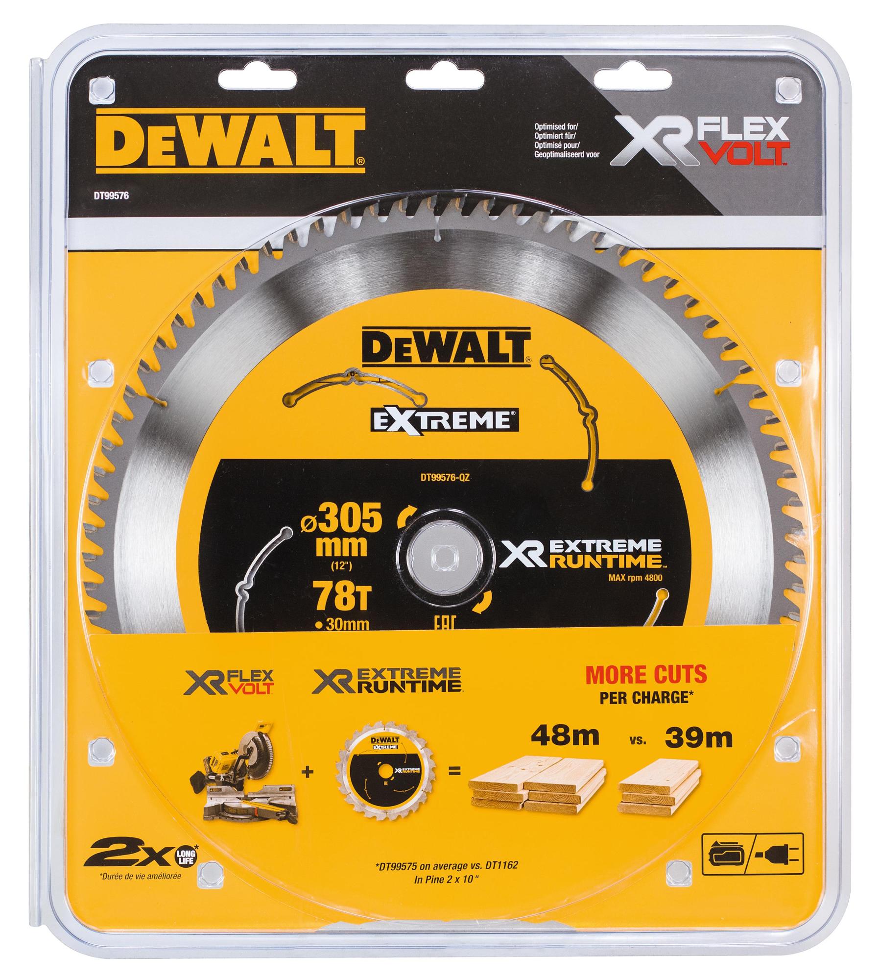 Kotúč pílový 305x30mm 80Z XR EXTREME® RUNTIME DEWALT DT99576