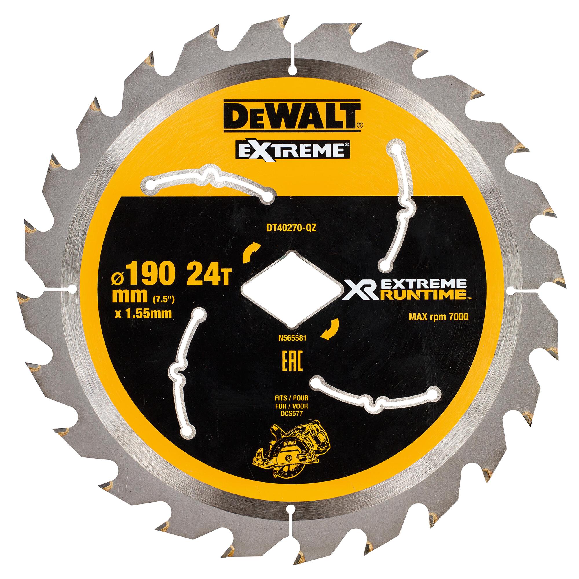 Kotúč pílový 190x1,55mm 24Z EXTREME pre DCS577 DEWALT DT40270