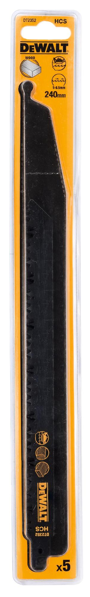 List pílový 230mm do dreva 5ks DEWALT DT2352