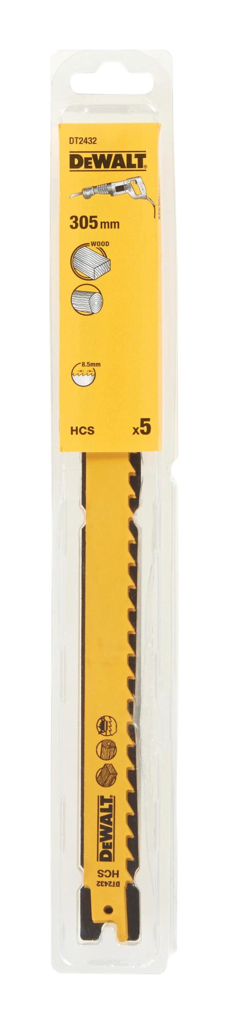 LIST PÍLOVÝ NA DREVO 305MM 5ks DEWALT DT2432