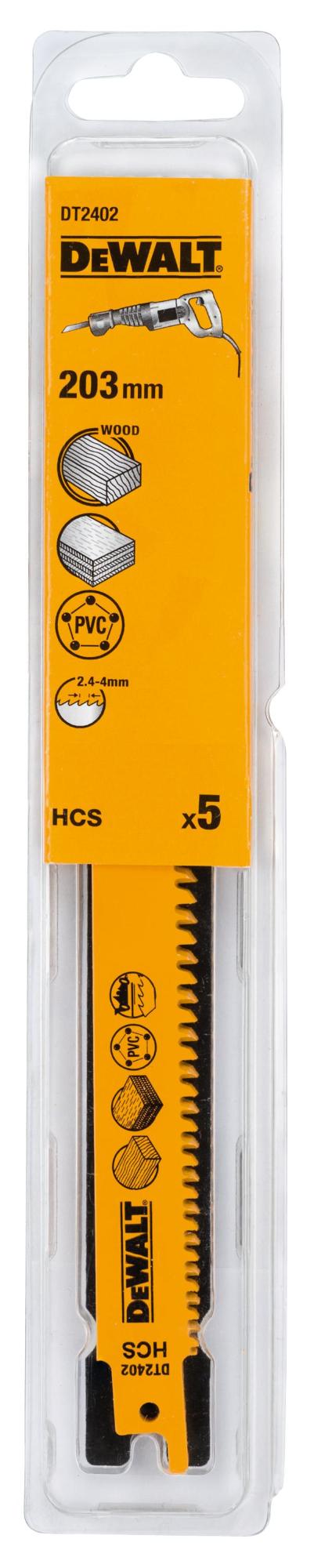 LIST PÍLOVÝ PROGRESSOR 203mm 5ks DEWALT DT2402