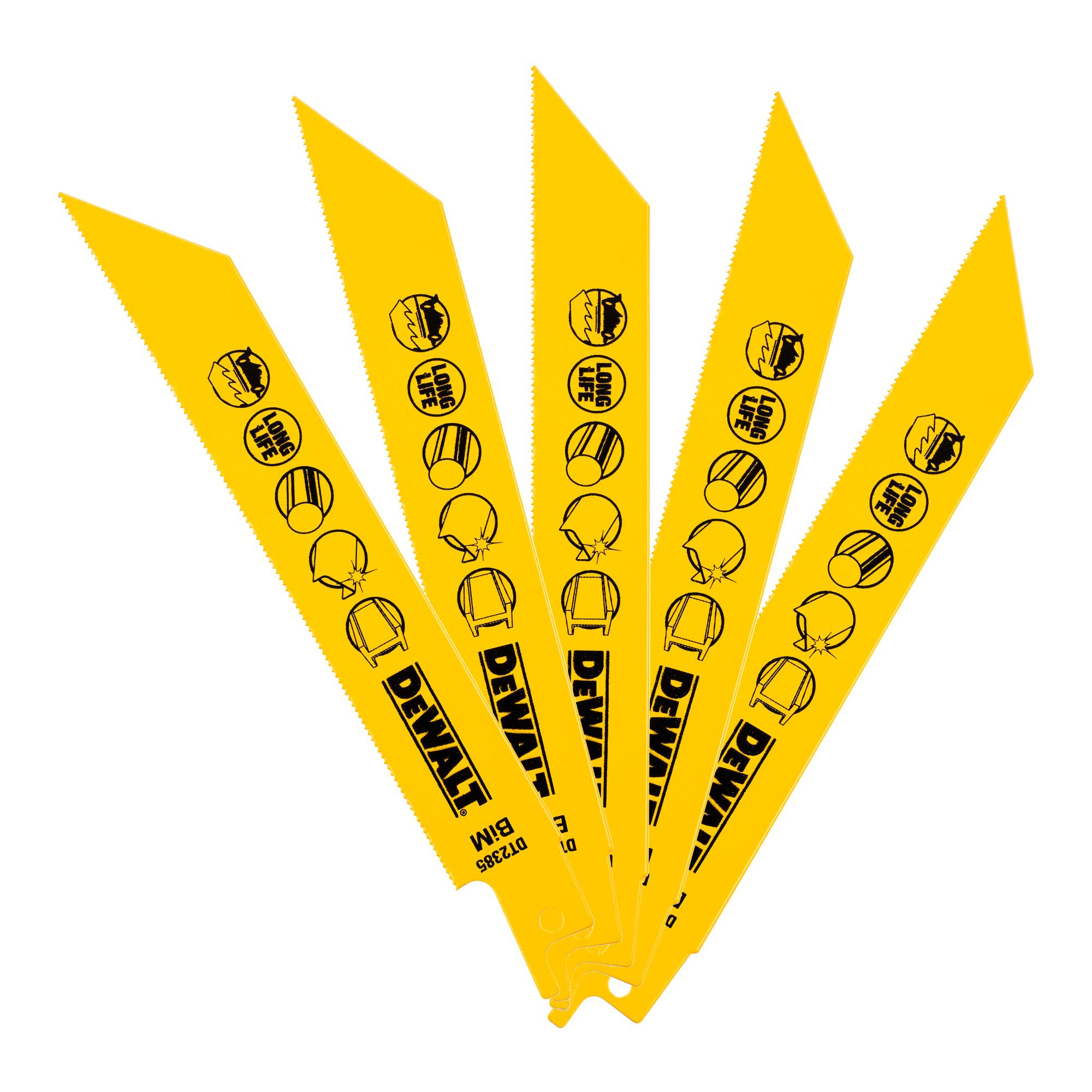 LIST PÍLOVÝ DO KOVU 152MM 5KS DEWALT DT2385
