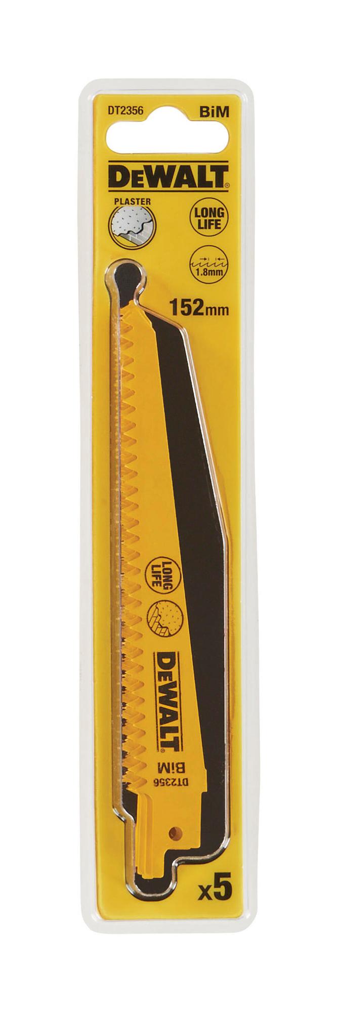 PILOVE LISTY BIM NA PLAST 152MM 5ks DEWALT DT2356