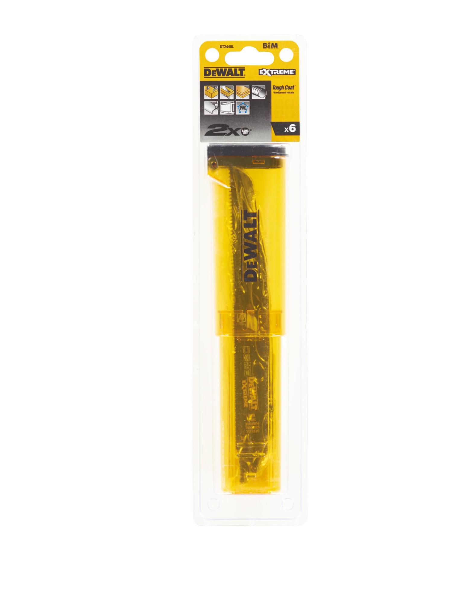 Sada pílových listov 6 dielna EXTREME® pre mečové píly DEWALT DT2440L