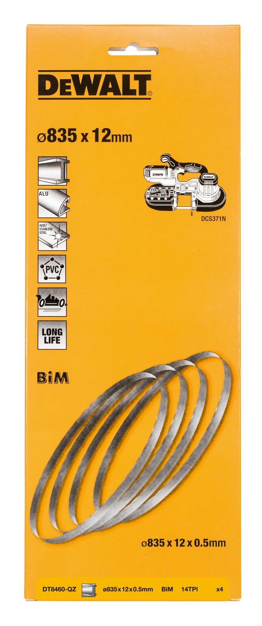 PILOVY PAS BIM. 18TPI 835x12x0,5 DEWALT DT8461