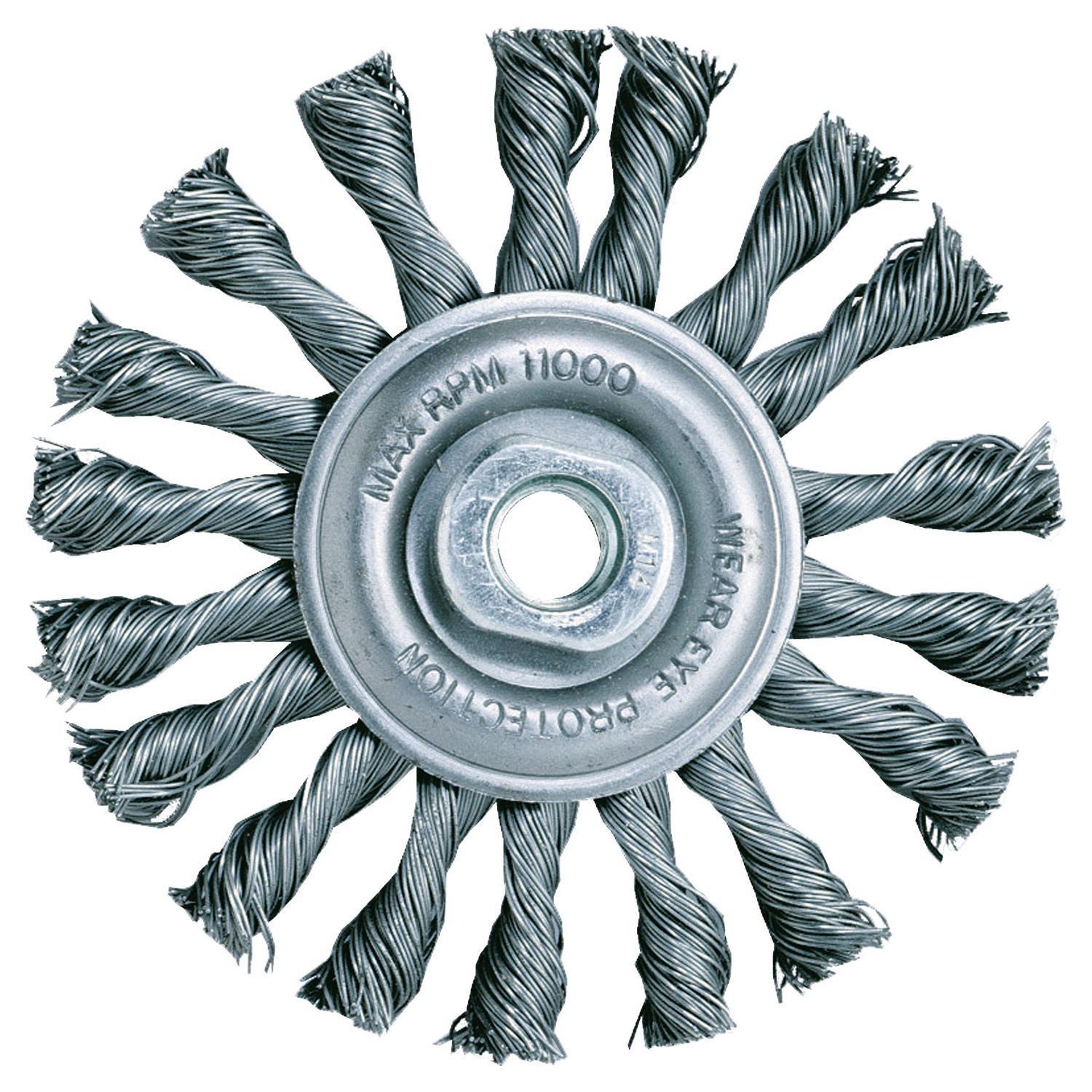 Kefa drôtená kotúčová vrkočový drôt 115mm 22,2mm DEWALT DT3502