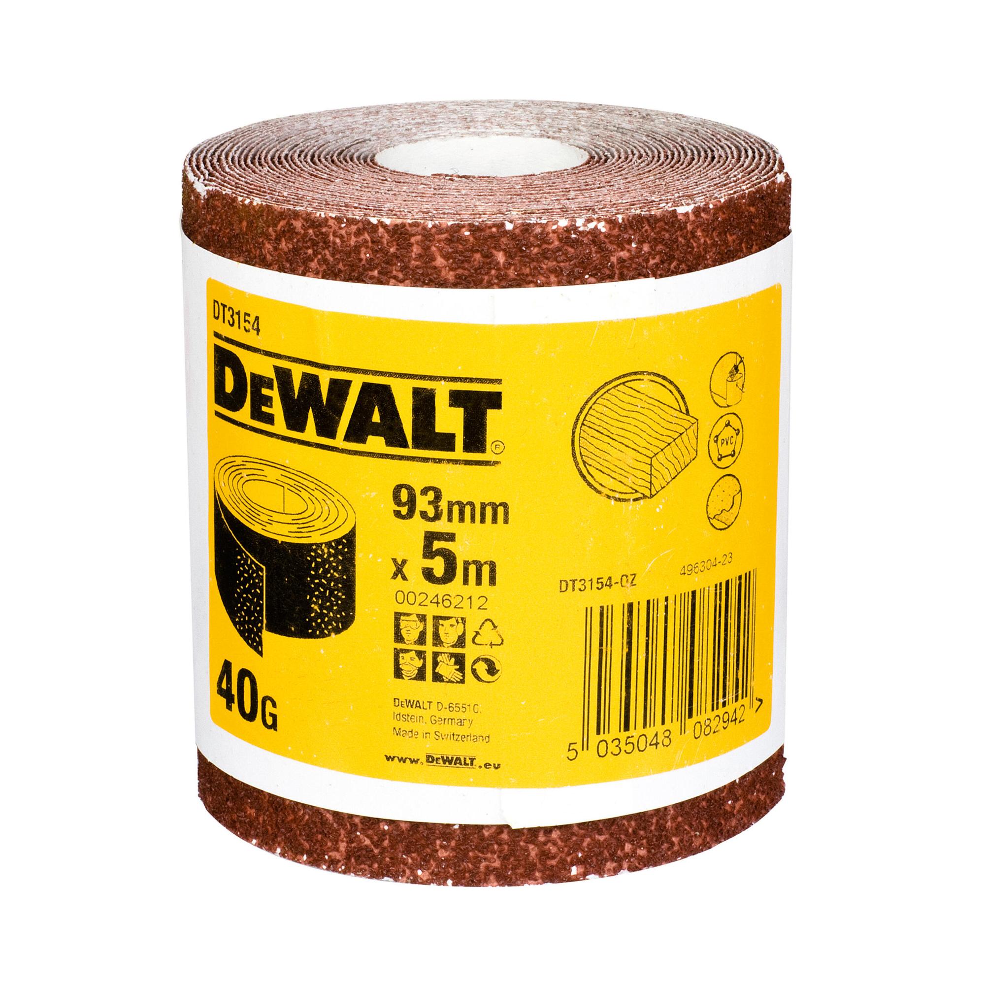 Papier brúsny v kotúči 5m x 93mm P40 DEWALT DT3154
