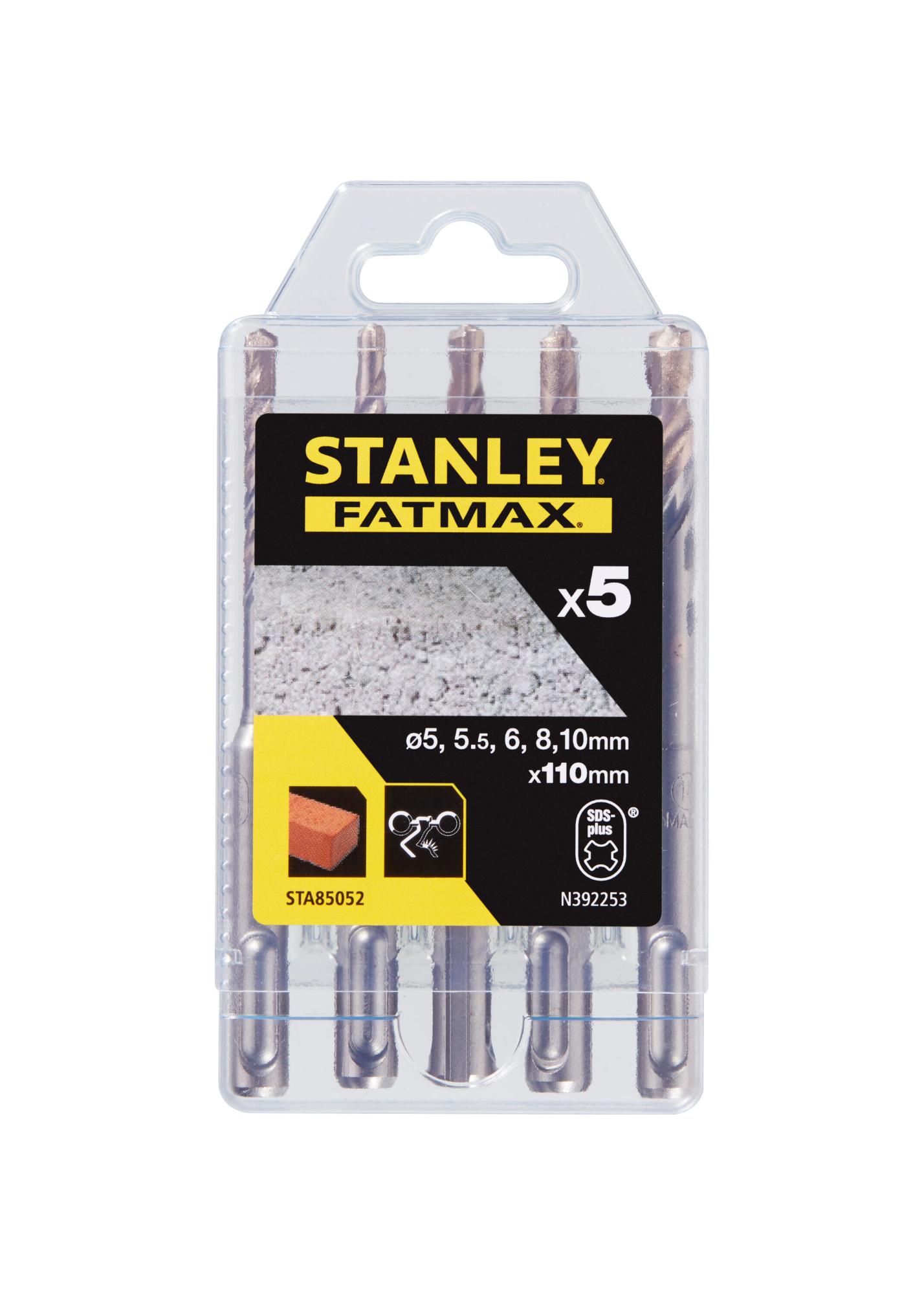 Sada vrtákov do betónu SDS+ pr.5-5,5-6-8-10 x 110mm 5 dielna FATMAX STA85052