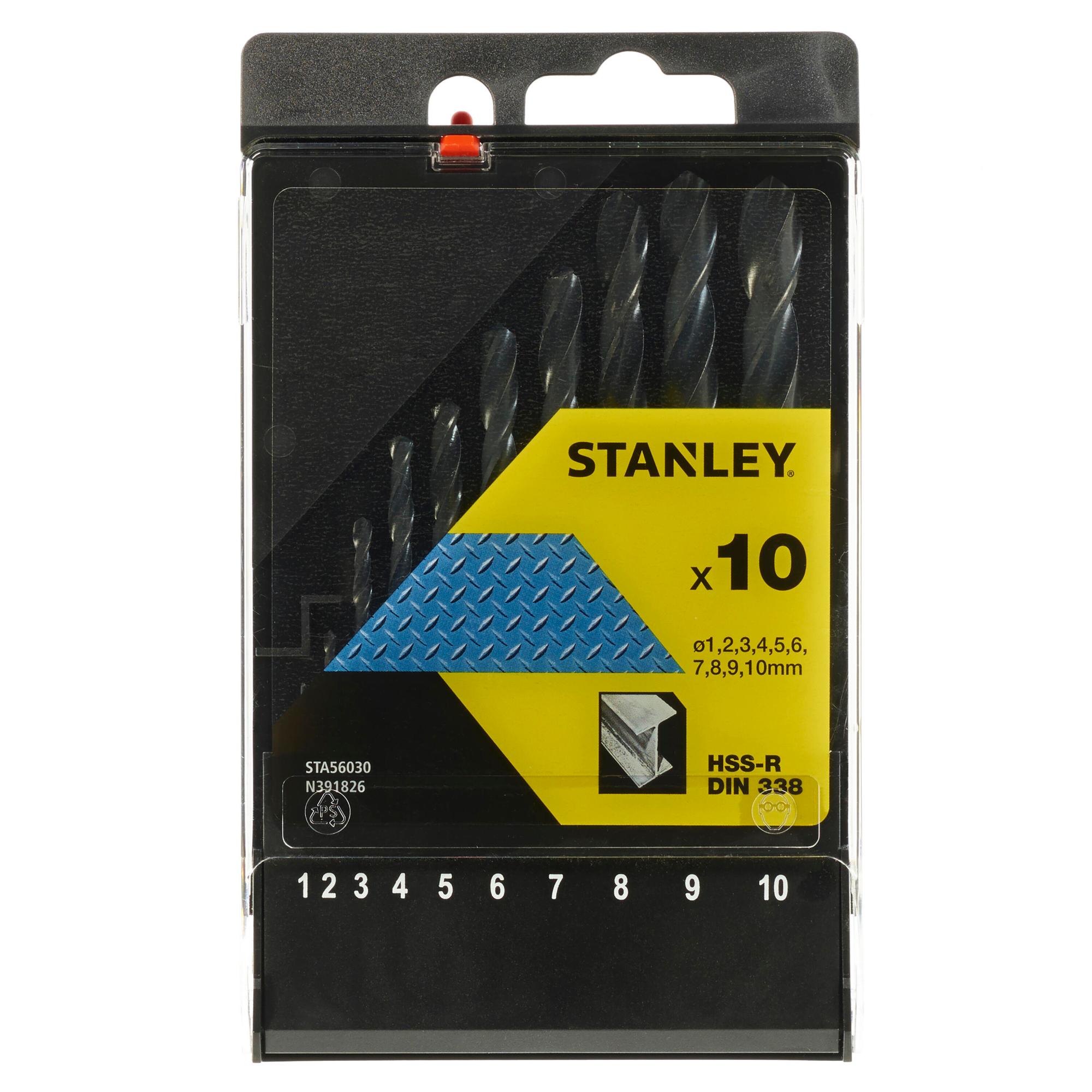 Sada vrtákov HSS-R pr.1-10mm (prírastok po 1mm) 10ks FATMAX STA56030