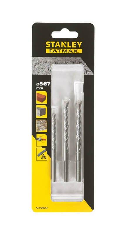 Sada vrtákov do betónu SFM pr.5-6-7mm, sada 3ks FATMAX STA58682