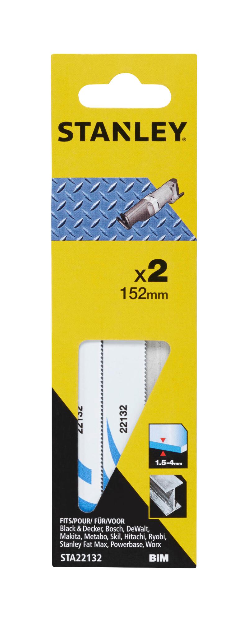 List pílový, bimetal na tenké kovové plechy na mečovú pílu, dl. 152mm, rozstup 1,4mm FATMAX STA22132