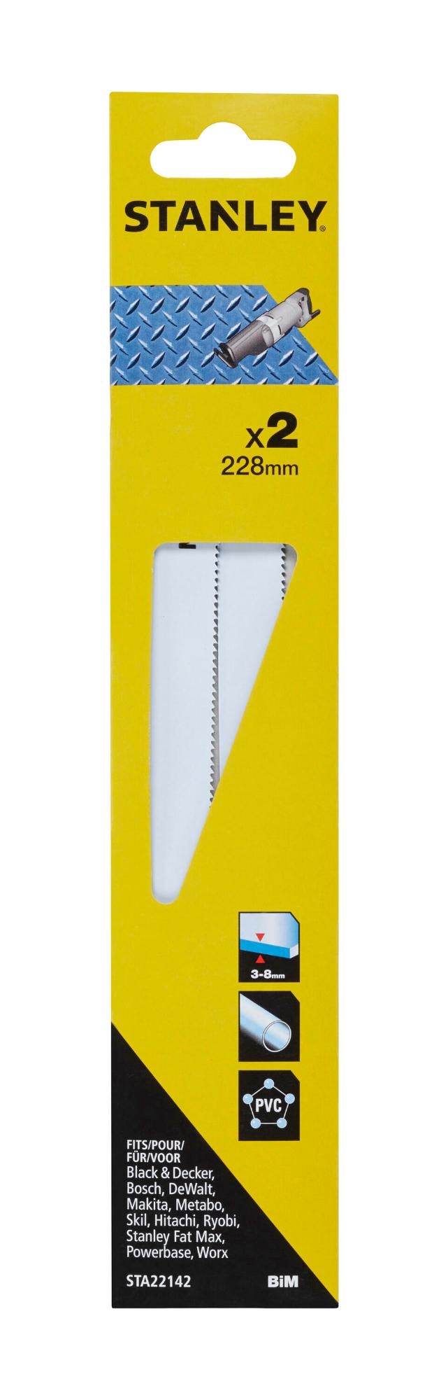 List pílový, bimetal na kov na mečovú pílu, dl.228mm, rozstup 1,8mm FATMAX STA22142