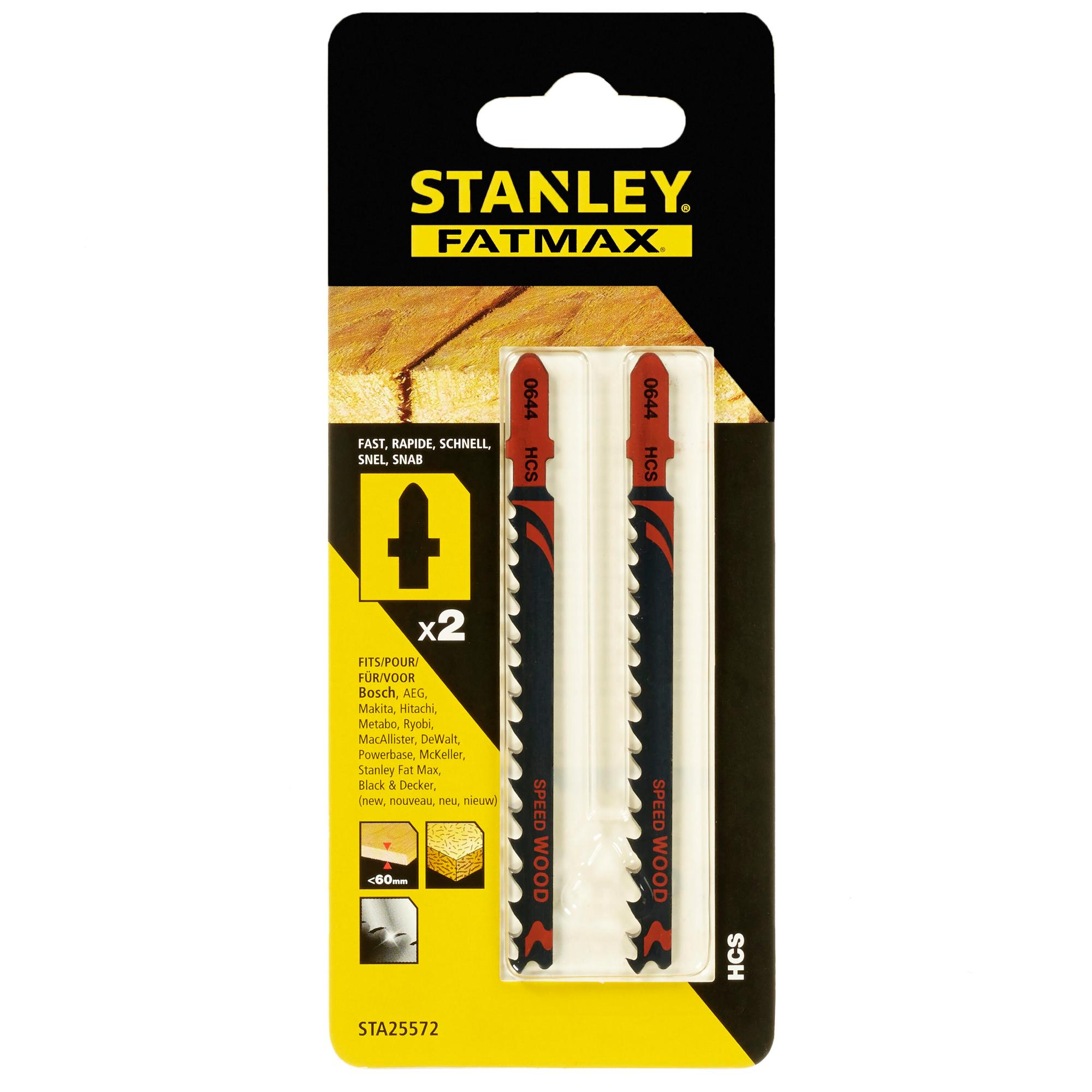 List pílový HCS do dreva a drevotriesky, uchyt. T, hr. <60mm, rozstup 4-5,2mm, dl. 100-68mm, 2ks FATMAX STA25572