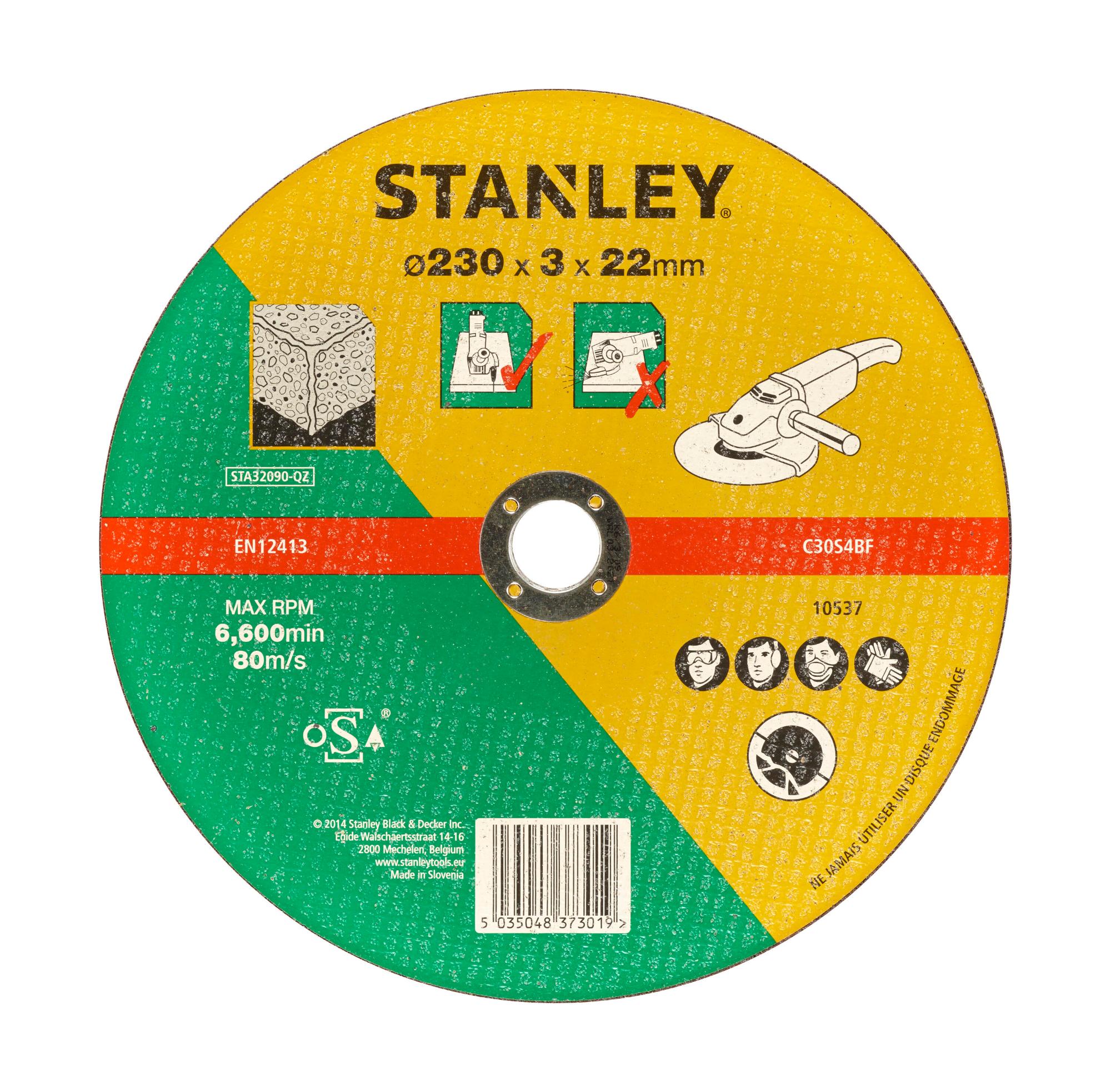 Kotúč rezný na betón/kameň 230x22x3,2mm 1ks FATMAX STA32090