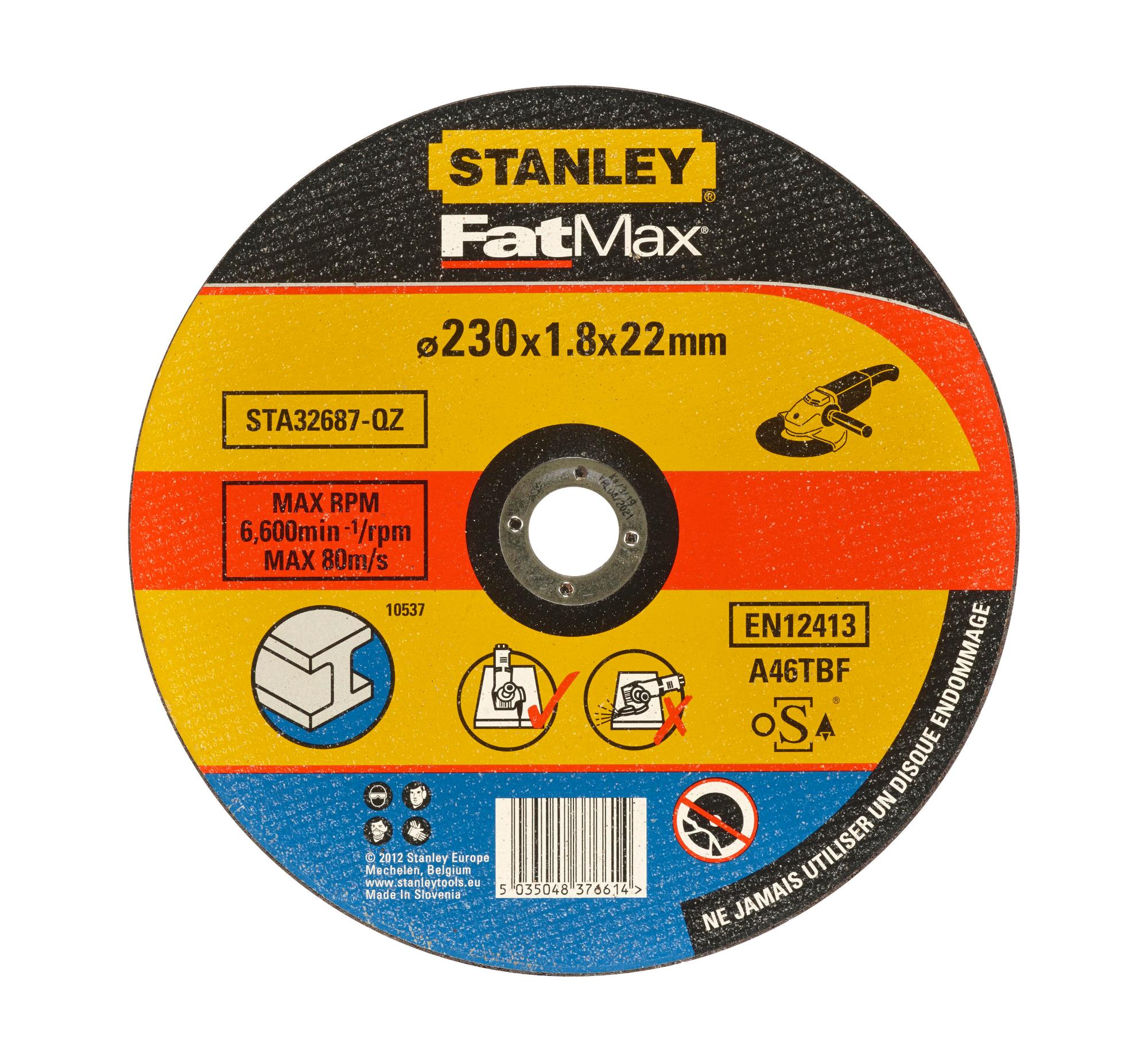 Kotúč rezný na kov 230x22,2mm, hr.1,8mm, 1ks FATMAX STA32687