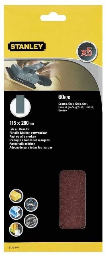 Papier brúsny nedierovaný 115x280mm P60 5ks FATMAX STA31006