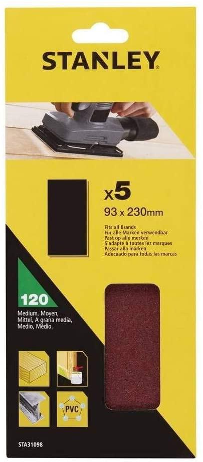 Papier brúsny nedierovaný 93x230mm P120 5ks FATMAX STA31098