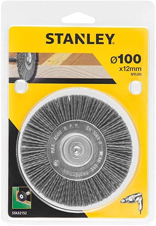 Kefa do vŕtačky okružná nilonová, stopka pr.6mm, pr.100mm x 12mm FATMAX STA32152