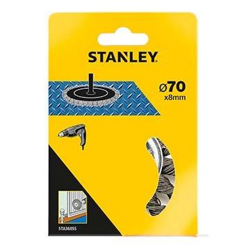 Kefa do vŕtačky okružná oceľová vrkočová, stopka pr.6mm, pr.70mm FATMAX STA36055
