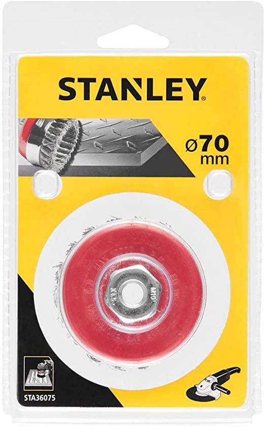 Kefa na uhl. brúsky, oceľová vrkočová hrnčeková, pr.70mm M10 FATMAX STA36075