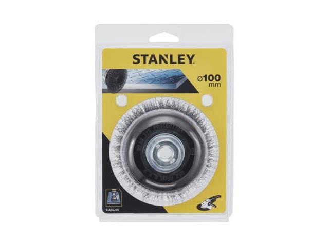 Kefa na uhl. brúsky, oceľová vrkočová hrnčeková, pr.100mm M14 FATMAX STA36205