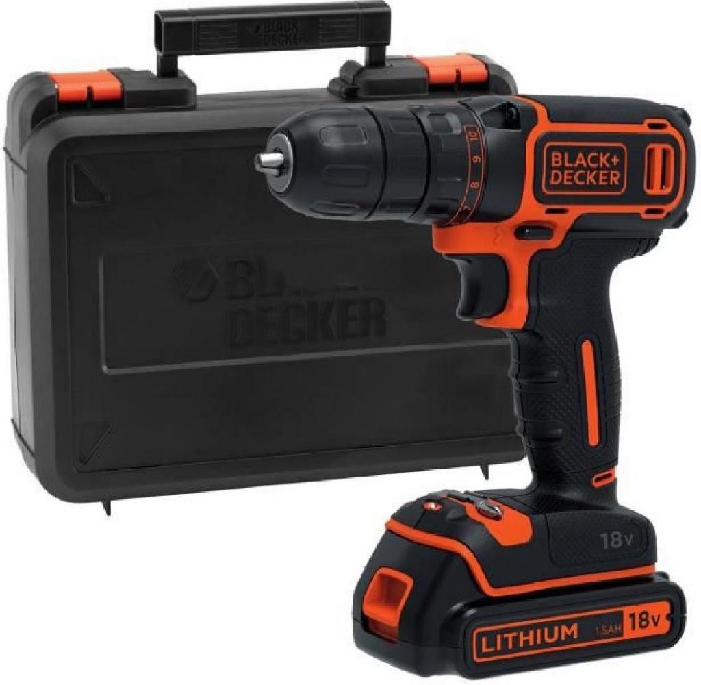 VRTACKA 18V 1,5Ah 1x AKU +KUFRÍK Black and Decker BDCDC18K